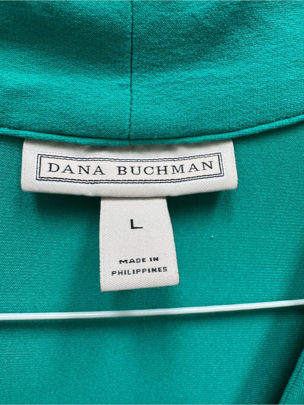 Dana Buchman Teal Knot-Front Sleeveless Camisole - Picture 3 of 5